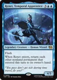 Renet, Temporal Apprentice - Teenage Mutant Ninja Turtles - Magic: The Gathering card