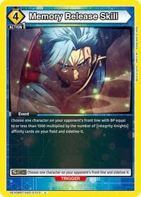 Memory Release Skill - UEX06BT: Sword Art Online Vol.2 - Union Arena card