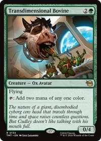 Transdimensional Bovine - Teenage Mutant Ninja Turtles - Magic: The Gathering card