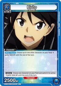 Kirito (015) - UEX06BT: Sword Art Online Vol.2 - Union Arena card