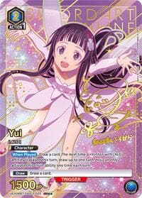 Yui (022) (SR**) - UEX06BT: Sword Art Online Vol.2 - Union Arena card