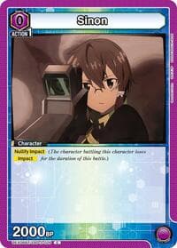Sinon (026) - UEX06BT: Sword Art Online Vol.2 - Union Arena card