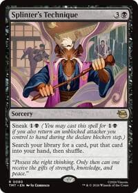 Splinter's Technique - Teenage Mutant Ninja Turtles - Magic: The Gathering card