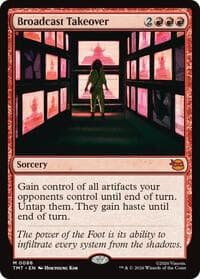 Broadcast Takeover - Teenage Mutant Ninja Turtles - Magic: The Gathering card