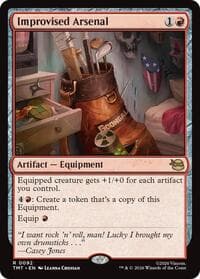 Improvised Arsenal - Teenage Mutant Ninja Turtles - Magic: The Gathering card
