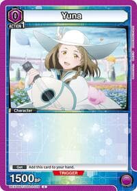 Yuna (028) - UEX06BT: Sword Art Online Vol.2 - Union Arena card