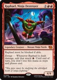 Raphael, Ninja Destroyer - Teenage Mutant Ninja Turtles - Magic: The Gathering card
