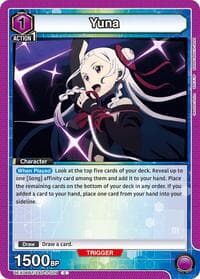 Yuna (029) - UEX06BT: Sword Art Online Vol.2 - Union Arena card