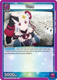 Yuna (030) - UEX06BT: Sword Art Online Vol.2 - Union Arena card