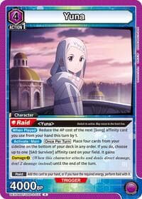 Yuna (031) - UEX06BT: Sword Art Online Vol.2 - Union Arena card