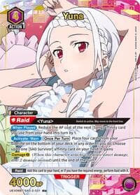 Yuna (031) (R*) - UEX06BT: Sword Art Online Vol.2 - Union Arena card