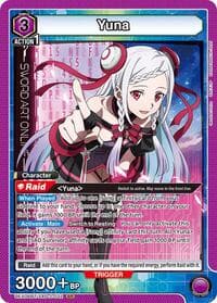 Yuna (032) - UEX06BT: Sword Art Online Vol.2 - Union Arena card