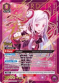 Yuna (032) (SR**) - UEX06BT: Sword Art Online Vol.2 - Union Arena card