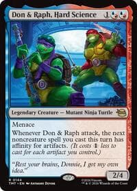 Don & Raph, Hard Science - Teenage Mutant Ninja Turtles - Magic: The Gathering card