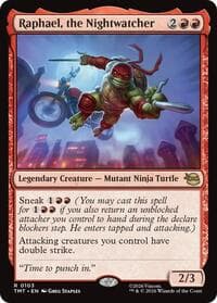 Raphael, the Nightwatcher - Teenage Mutant Ninja Turtles - Magic: The Gathering card