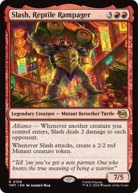 Slash, Reptile Rampager - Teenage Mutant Ninja Turtles - Magic: The Gathering card
