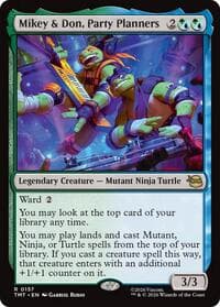 Mikey & Don, Party Planners - Teenage Mutant Ninja Turtles - Magic: The Gathering card