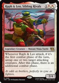 Raph & Leo, Sibling Rivals - Teenage Mutant Ninja Turtles - Magic: The Gathering card