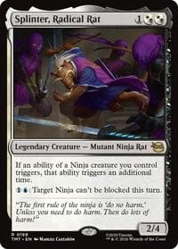 Splinter, Radical Rat - Teenage Mutant Ninja Turtles - Magic: The Gathering card