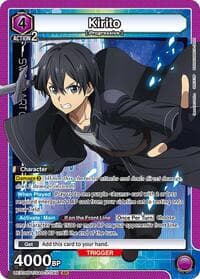 Kirito (049) - UEX06BT: Sword Art Online Vol.2 - Union Arena card