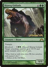 Skarrg Goliath - Launch Party & Release Event Promos - Magic: The Gathering card