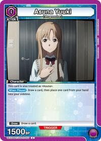 Asuna Yuuki - UEX06BT: Sword Art Online Vol.2 - Union Arena card