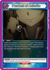 Pendant of Aniorite - UEX06BT: Sword Art Online Vol.2 - Union Arena card