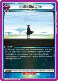 smile for you - UEX06BT: Sword Art Online Vol.2 - Union Arena card