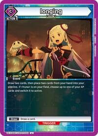 longing - UEX06BT: Sword Art Online Vol.2 - Union Arena card