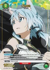 Sinon (066) (U*) - UEX06BT: Sword Art Online Vol.2 - Union Arena card