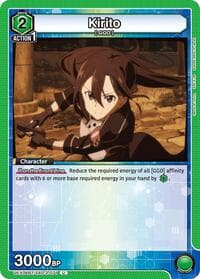 Kirito (071) - UEX06BT: Sword Art Online Vol.2 - Union Arena card