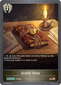Sealed Tome - Shadowverse: Evolve Promo Cards - Shadowverse: Evolve card