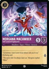 Morgana Macawber - Self-Centered Spellcaster - Winterspell - Disney Lorcana card