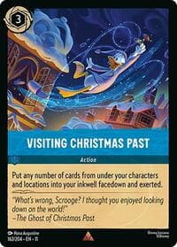Visiting Christmas Past - Winterspell - Disney Lorcana card
