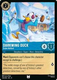 Darkwing Duck - Drake Mallard - Winterspell - Disney Lorcana card