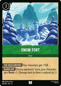 Snow Fort - Winterspell - Disney Lorcana card