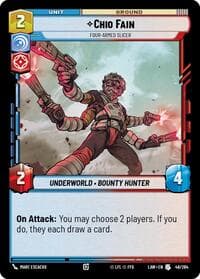 Chio Fain - Four-Armed Slicer - A Lawless Time - Star Wars: Unlimited card