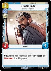 Bodhi Rook - Creating a Diversion - A Lawless Time - Star Wars: Unlimited card
