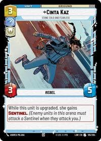 Cinta Kaz - Stone Cold and Fearless - A Lawless Time - Star Wars: Unlimited card