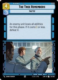 The Tree Remembers - A Lawless Time - Star Wars: Unlimited card
