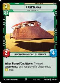 Khetanna - Upon the Dune Sea - A Lawless Time - Star Wars: Unlimited card