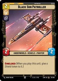 Black Sun Patroller - A Lawless Time - Star Wars: Unlimited card