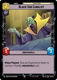 Black Sun Cabalist - A Lawless Time - Star Wars: Unlimited card