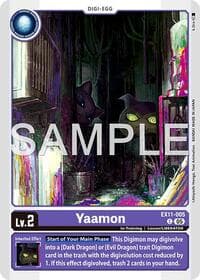 Yaamon - Dawn of Liberator - Digimon Card Game card