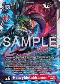 HeavyMetaldramon - Dawn of Liberator - Digimon Card Game card