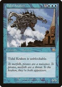 Tidal Kraken - Mercadian Masques - Magic: The Gathering card