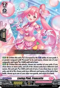 Loving Pink, Francette - DZ-LBT02: Lyrical Monasterio Season of Wonders - Cardfight Vanguard card