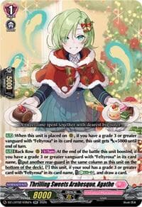 Thrilling Sweets Arabesque, Agathe - DZ-LBT02: Lyrical Monasterio Season of Wonders - Cardfight Vanguard card