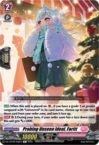 Probing Unseen Ideal, Faritt - DZ-LBT02: Lyrical Monasterio Season of Wonders - Cardfight Vanguard card