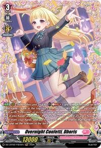 Overnight Confetti, Dhoris (FR) - DZ-LBT02: Lyrical Monasterio Season of Wonders - Cardfight Vanguard card